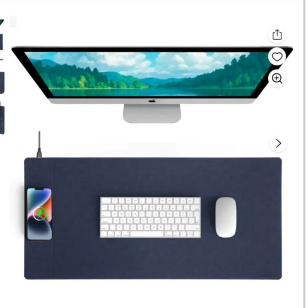 NIB Shenzhenshi Gaosheng WCDP-10 Wireless Charging Desk Pad 15W Max – Black